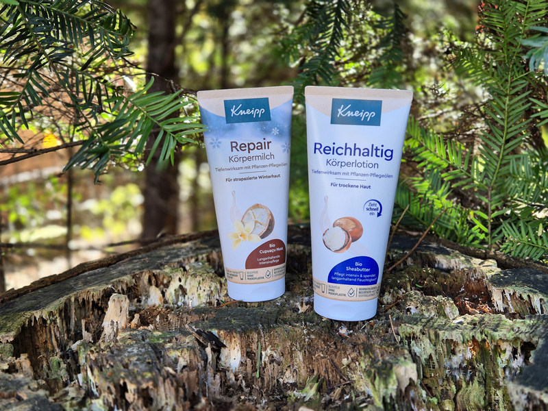 Kneipp Herbstneuheiten Repair Körpermilch und Reichhaltig Körperlotion